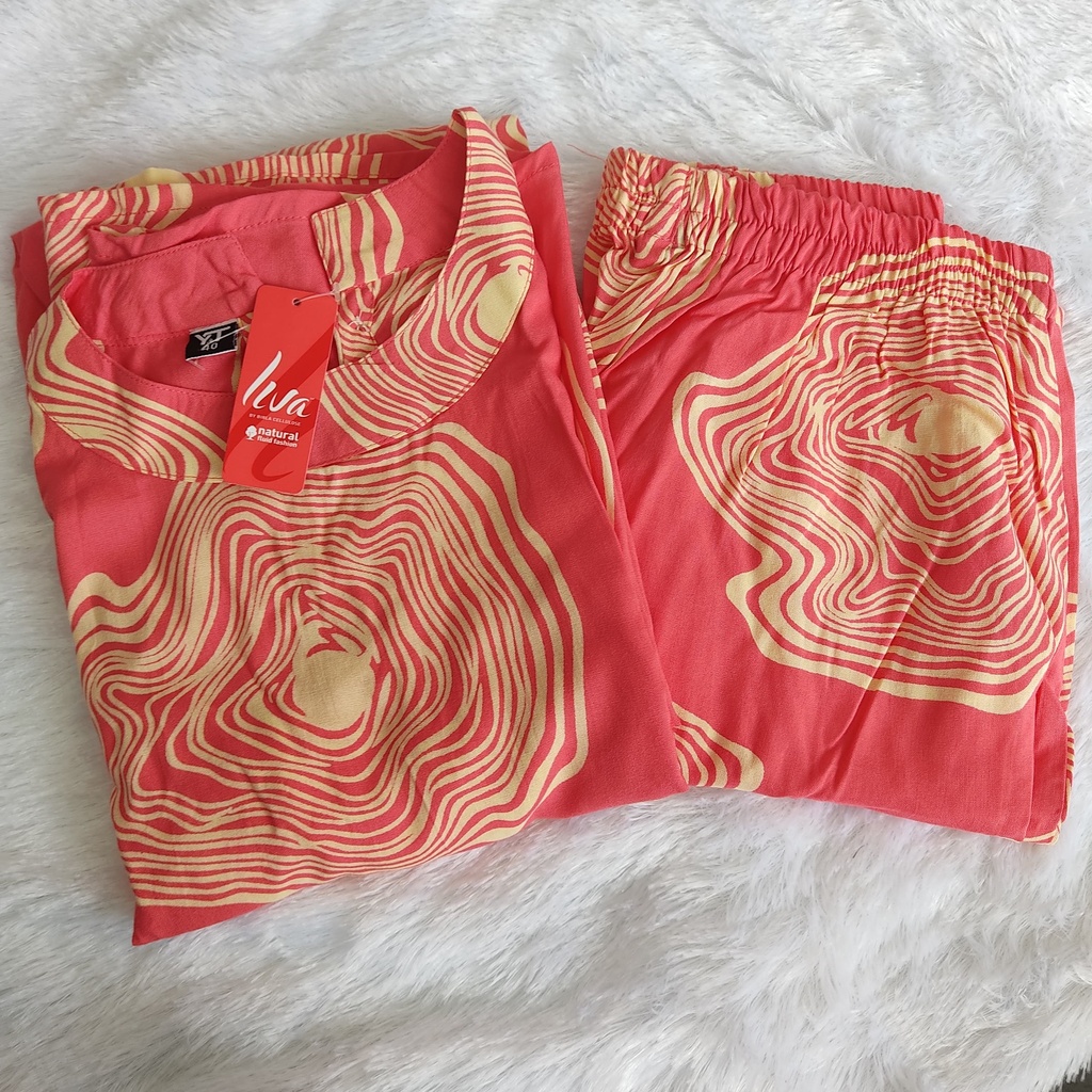 PEACH COLOR COORD SET