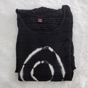 TPC5L5 Black Tie&Dye Printed Aline Frock