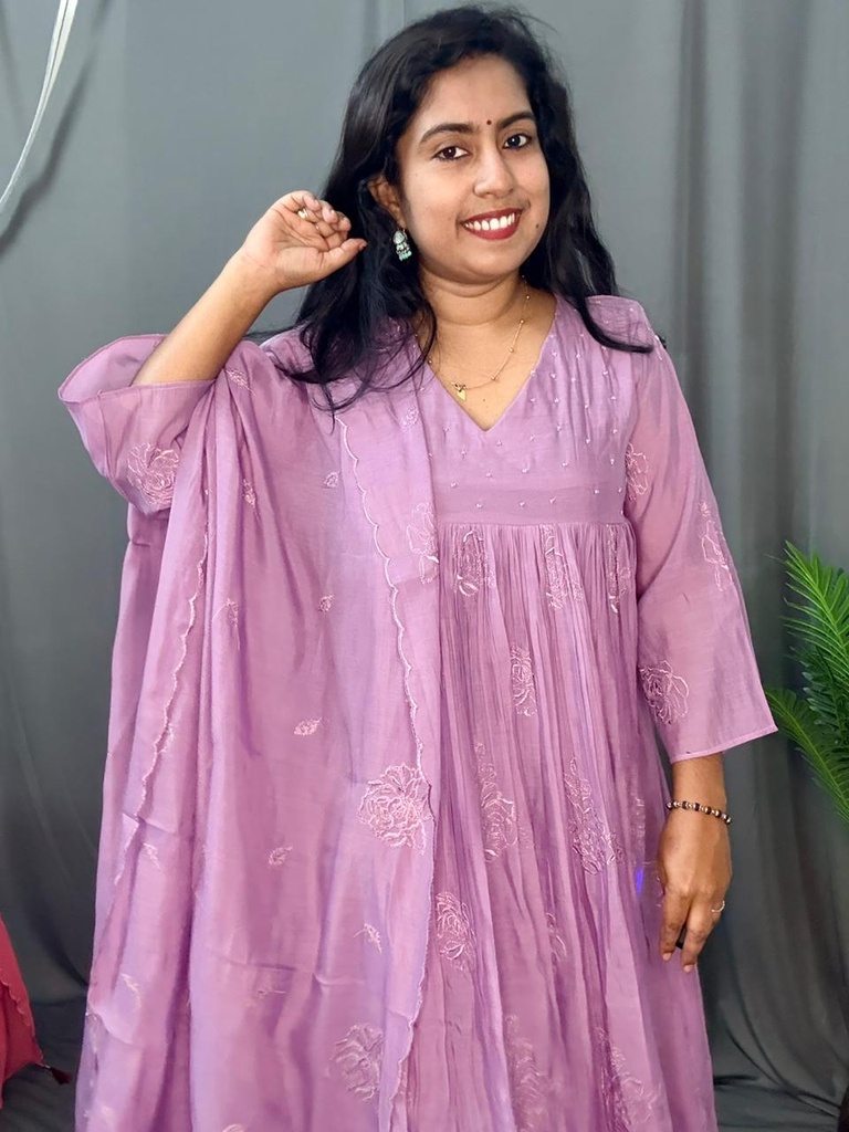 LP0030 Premium Mul Chanderi 3PC Set