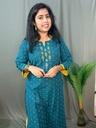 L0086 Anvita Peacock Green 2PC