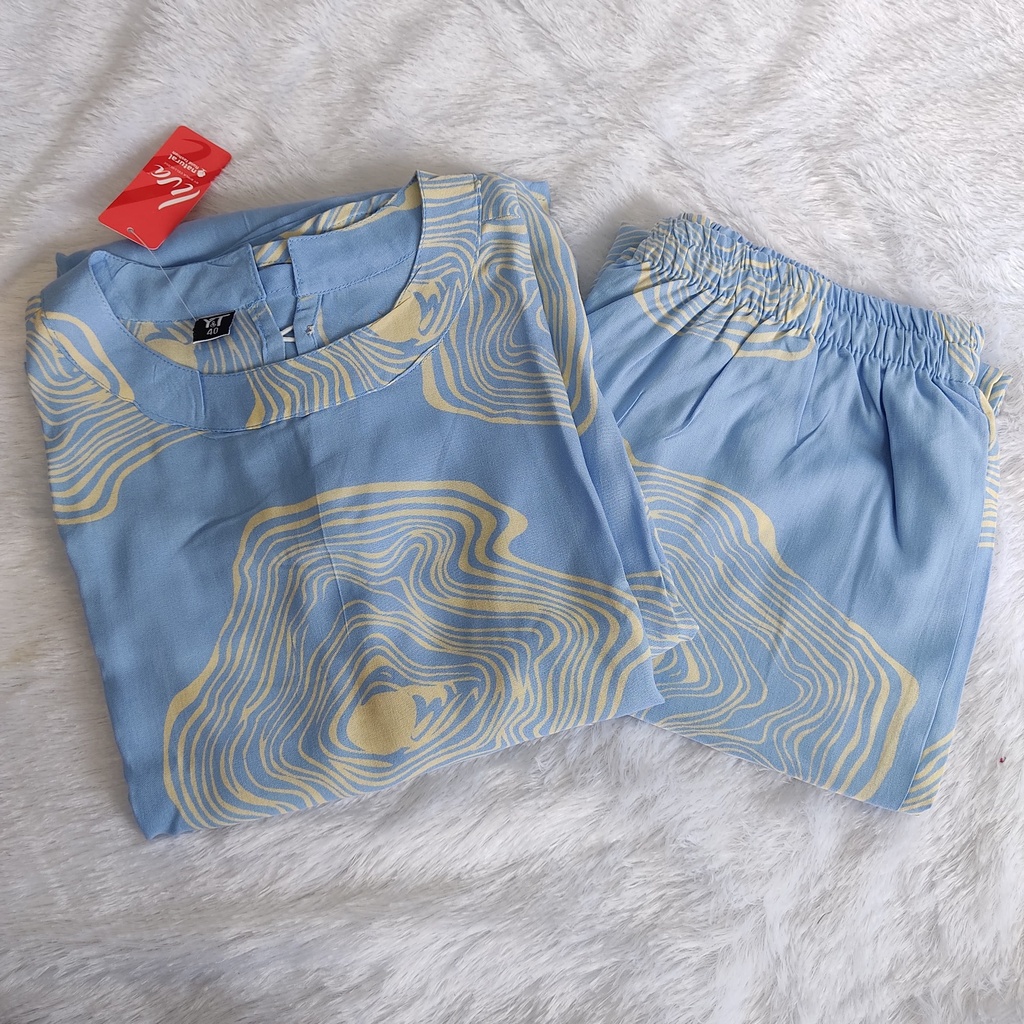 BLUE COLOR COORD SET