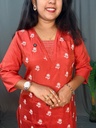 L0098 Rust Orange Kurti