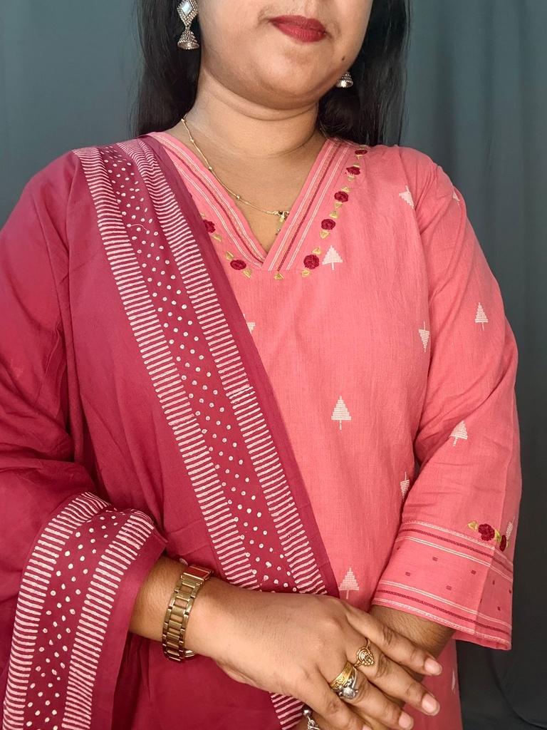 L0104 Anaya Pink 3PC Set