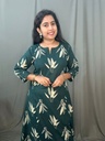 L0107 Anvita Rama Green Kurti