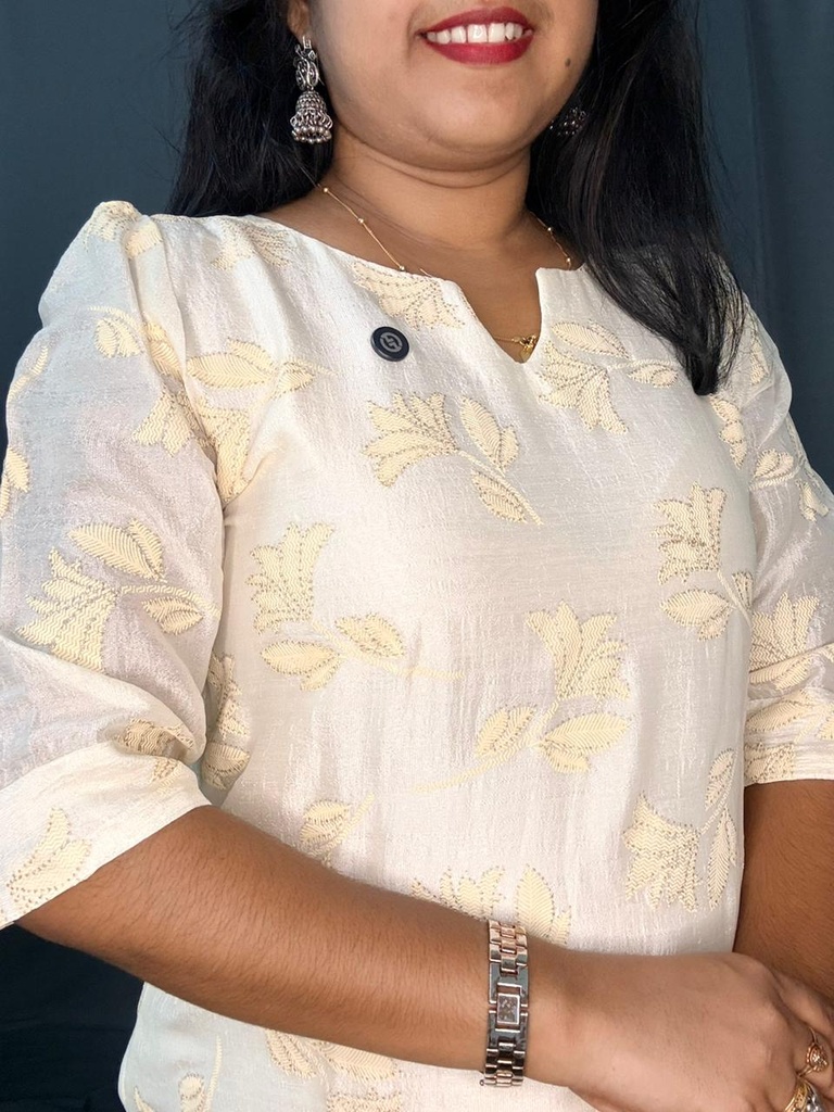 L0117 Crushed Fabric Kurti