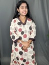 L0133 Anvita Off-white Kurti