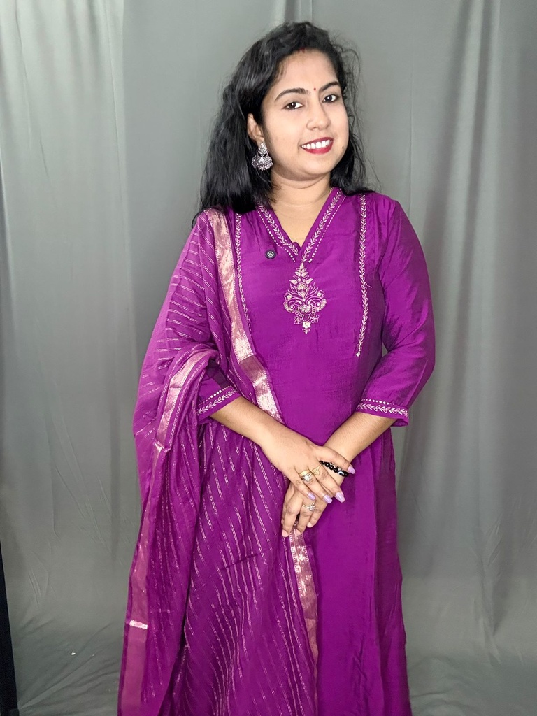 L0144 Celebration Purple 3PC Set