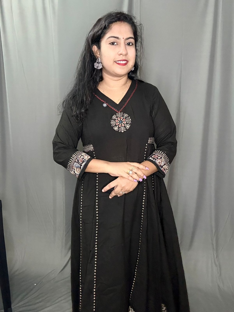 L0145 Anvita Black 2PC Set