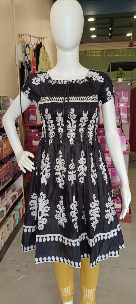 L0124 Cotton Smocked Frock