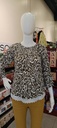 L0155 Smocked Neck Short Tops