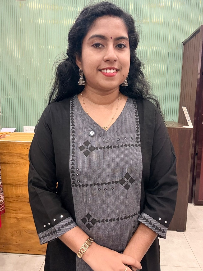 L0158 Anvita Black Panalcut Aline Slit Kurti