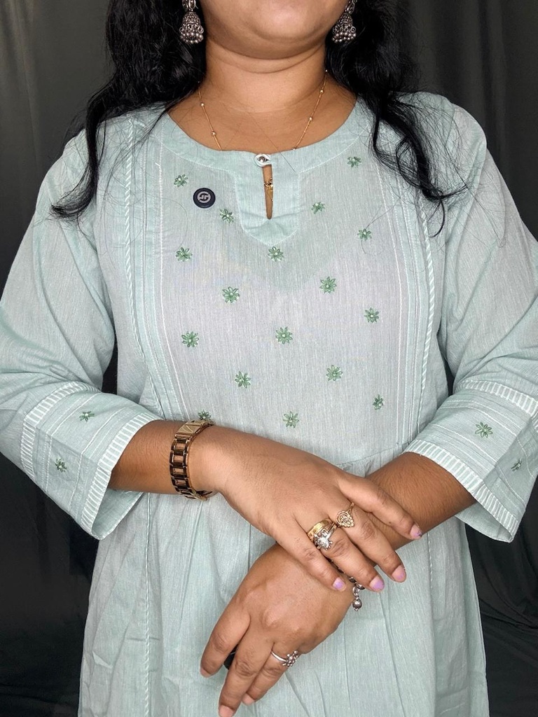 L0162 Anvita Pricesscut Aline Slit 2PC Set