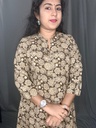 L0165 Anvita Mehendi Green Kalamkari Chinese Color Aline Kurti