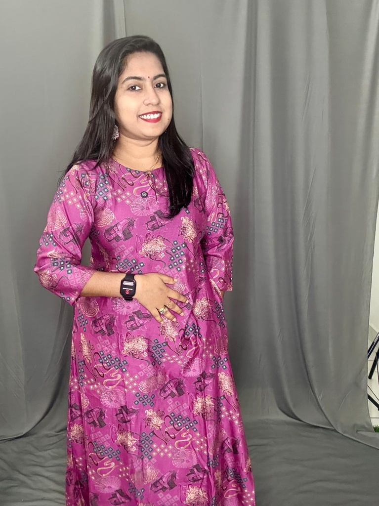 L0198 Pink Vatican Silk Aline 2PC Set