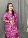 L0198 Pink Vatican Silk Aline 2PC Set
