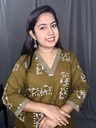  L0204 Anvita Mehandi Aline Slit 2PC Set 