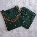 MFC3S1 Slub Cotton Butta & Handwork Top&Bottom