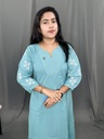 L0210 Anvita Thread Work Aline Slit 2PC Set