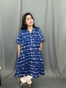 L0211 Anvita Knee Length Shirt Collar Short Kurti 