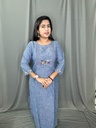 L0221 Anvita Denim Slit 2PC Set 