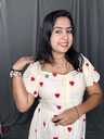 L0227 Heart Printed Cotton Frock 
