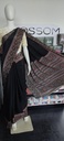 Black Ajrakh Saree