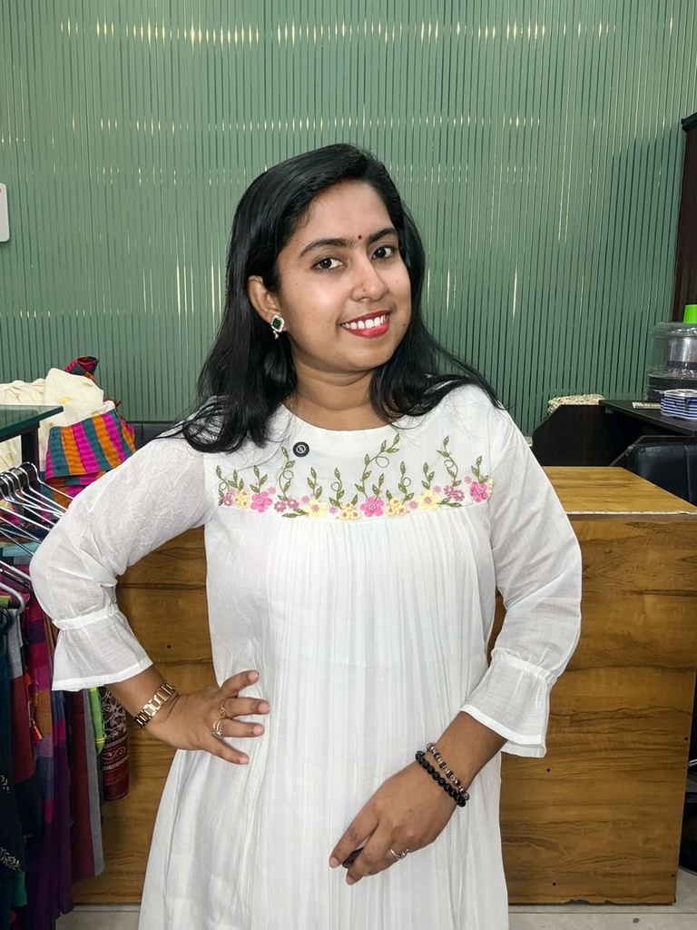 LP0044 Premium Georgette Embroyidery & Threadwork Aline Kurti