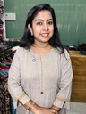 L0234 Anvita Tusser Aline Slit 2PC Set