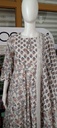 GHC453-GY White Printed Aline 3PC Set