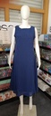 GHA290-BL Navy Blue Sleeveless Aline Kurti