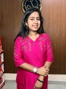 MFBL012 Rani Pink Cotton Embroidery Slit Kurti