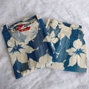 TEAL BLUE COLOR RAYON COORD SET