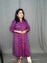 ANV036 Anvita White Polkadots Aline Slit Kurti 