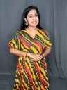 MFBL019 Imported Fabric Multi Color Short Frock