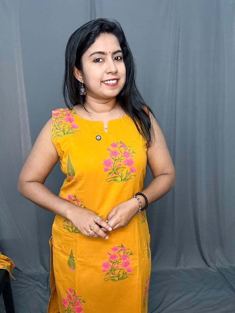 MFA022 Mustard Yellow Premium Cotton Sleeveless Coord Set
