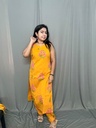 MFA022 Mustard Yellow Premium Cotton Sleeveless Coord Set
