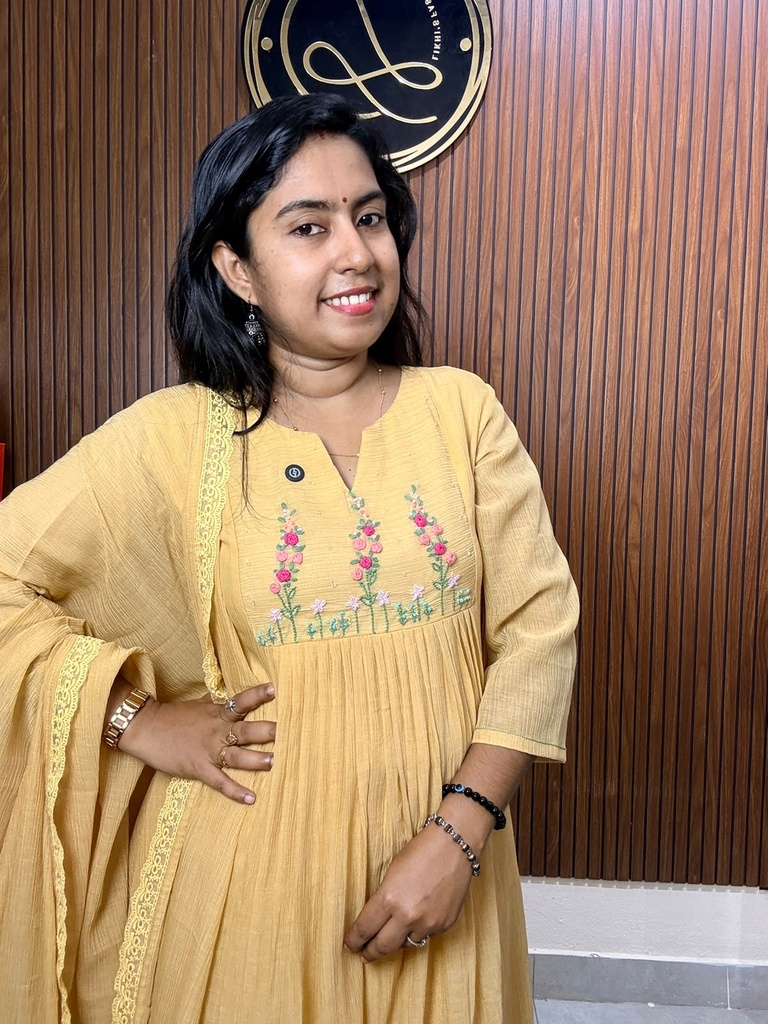 LP0045 Premium Embroidered Aline 3PC Set 