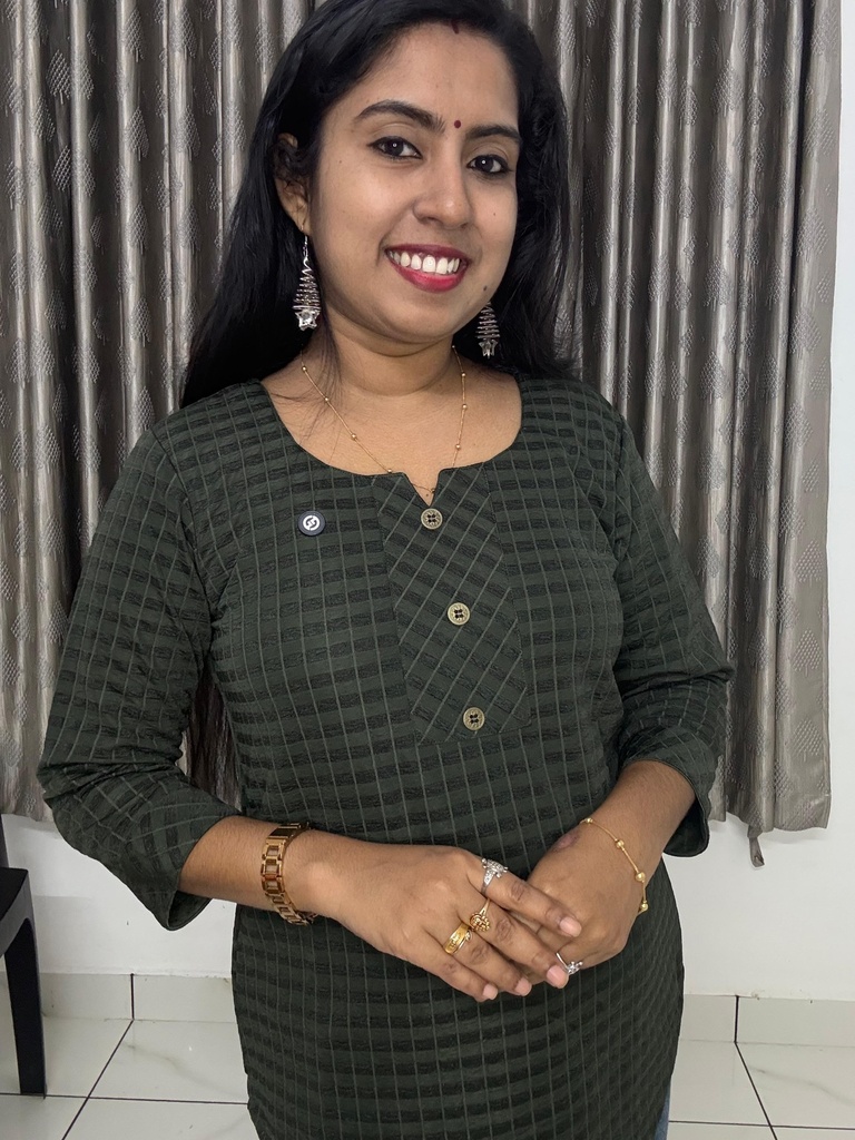 MT 504-Green Meddis Imported Fabric Short Top