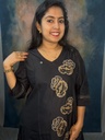 Vismay Black&Golden Kurti