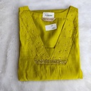 Celebration Lemon Yellow Partywear Slit Kurti