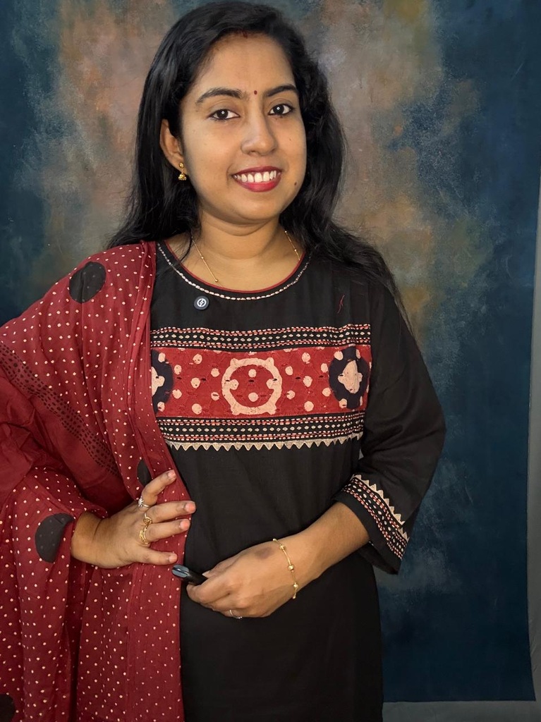 Anaya Hakoba Patch Work Black&Maroon Full Set