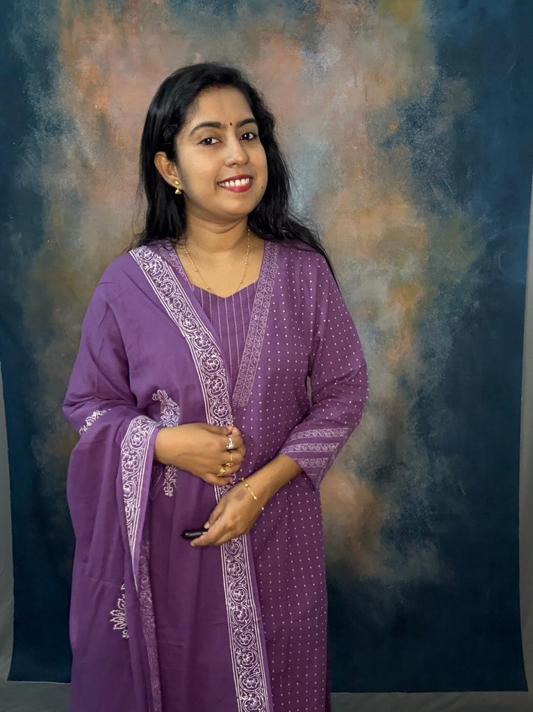 Anaya Purple Weaving Pattern Slit Full Set 