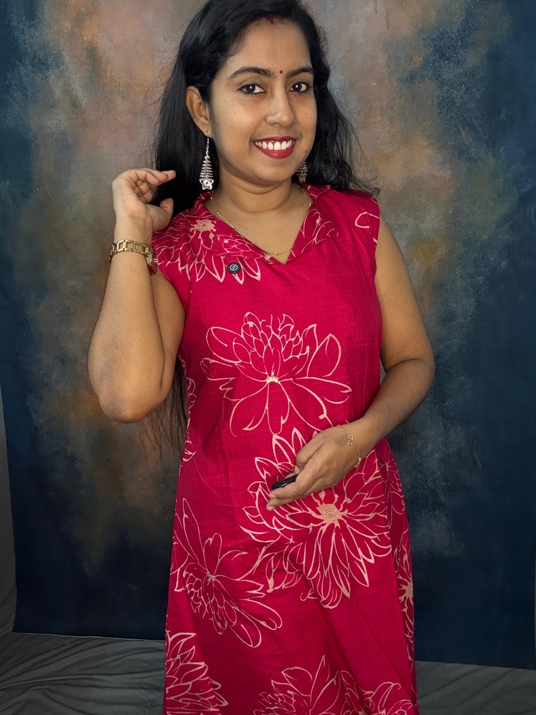 Rani Pink Vatican Silk Coord Set with Shirt Collar Aline Kurti