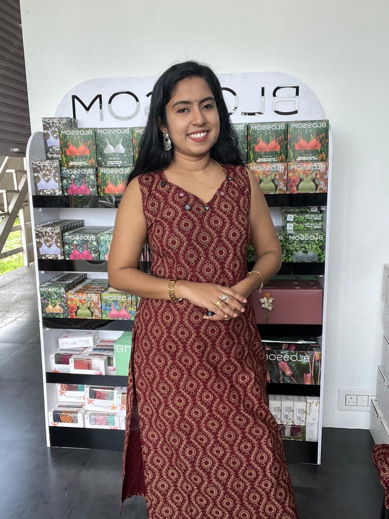 Maroon AJRAK print Cotton Top  Bottom Set