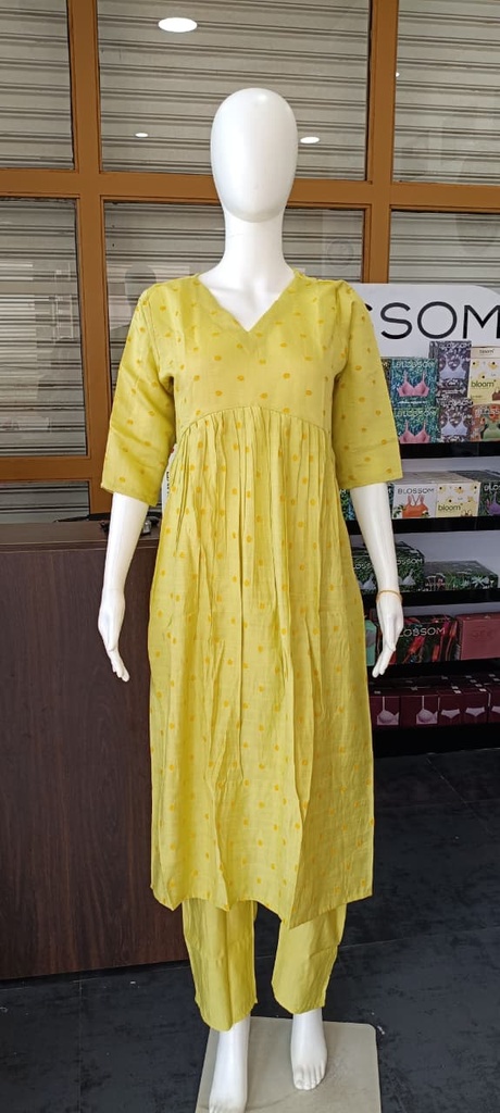 Premium Vatican Aliyacut Pattern Full Body Butta Weaving Coordset