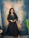  L0016 Anvita Black Kurti 