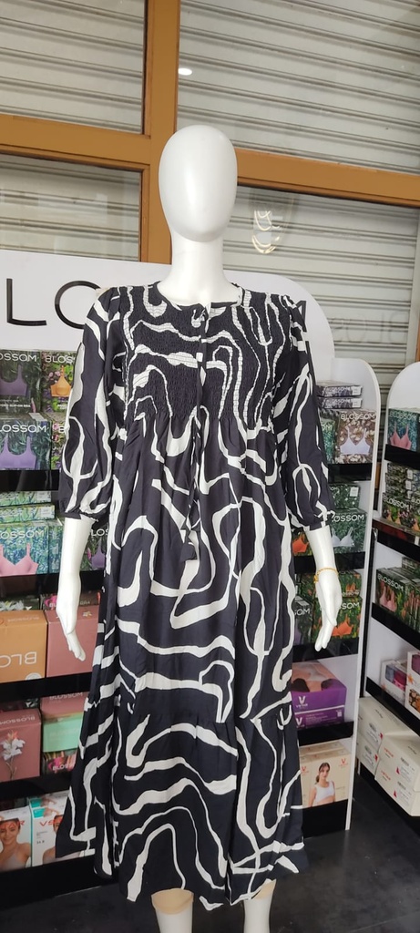 L0018 Smocked Western Top