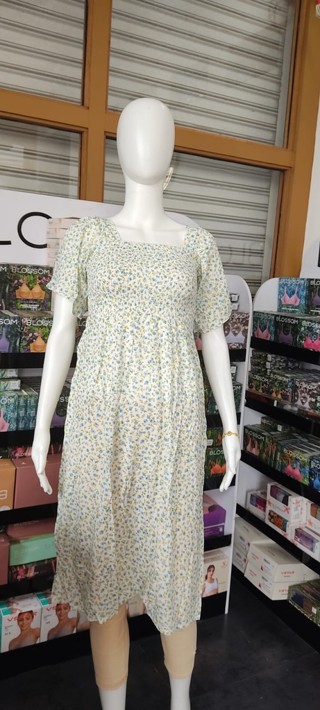 L0023 Zara Smocked Top