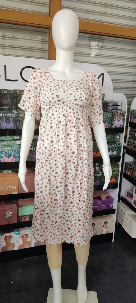 L0023 Zara Smocked Top