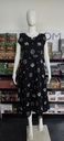 H315 Black Cotton  Frock 